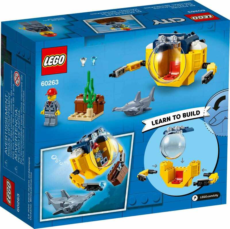 Конструктор LEGO City Океан: мини-субмарина 60263 - фото - №6