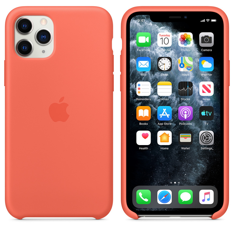 Чохол Apple Silicone Case - Clementine (Orange) MWYQ2ZM/A для iPhone 11 Pro фото