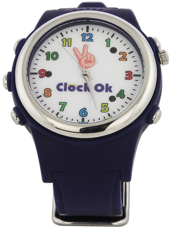 Дитячий смарт-годинник з GPS Clock OK Blue фото