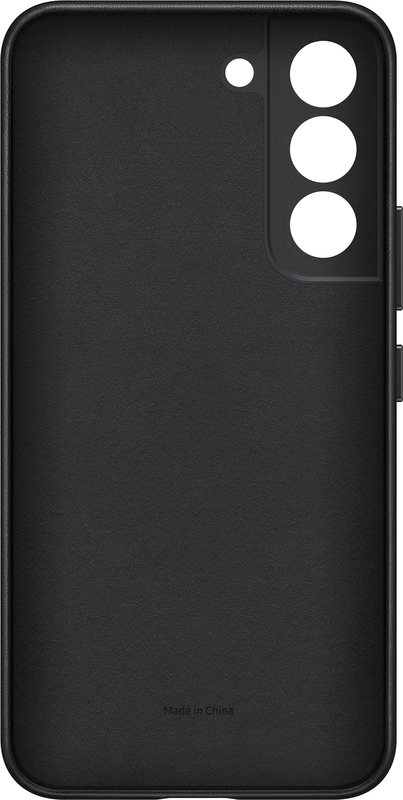 Чохол для Samsung s22 Leather Cover (Black) фото