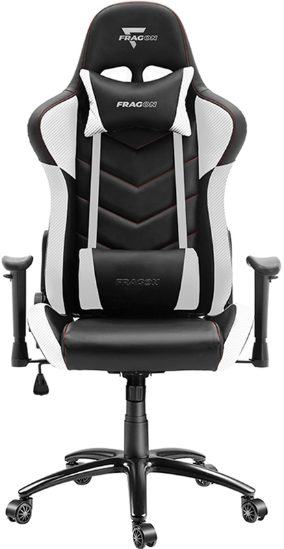 Ігрове крісло FragON Game Chair 3x Series (Black/White) FGLHF3BT3D1221WT1 фото