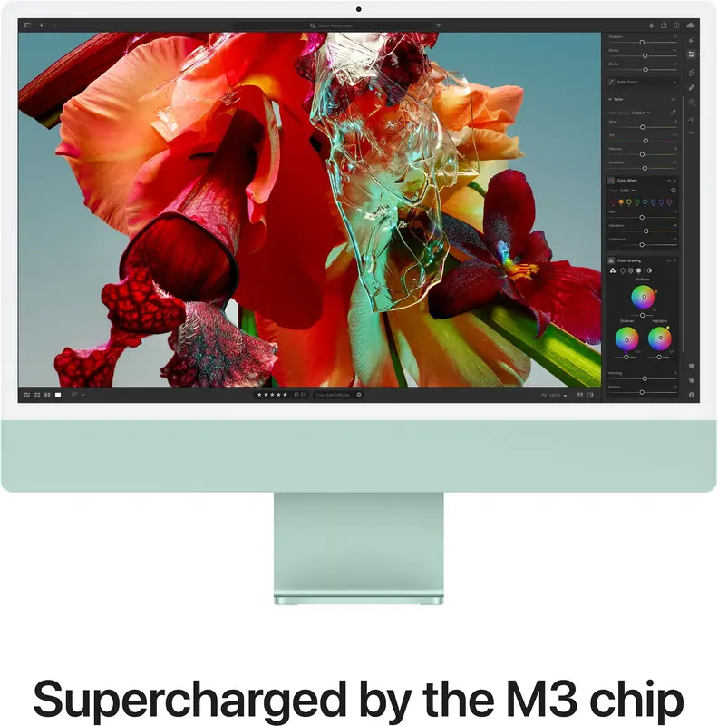 Apple iMac M3 24" 4.5K 8GPU/16RAM/1TB Green (Z196002HK) Custom 2023 - фото - №3