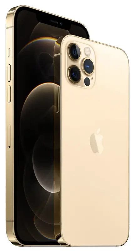 Б/У (відновлений) Apple iPhone 12 Pro Max 128Gb gold (Це Ідеал) - фото - №2