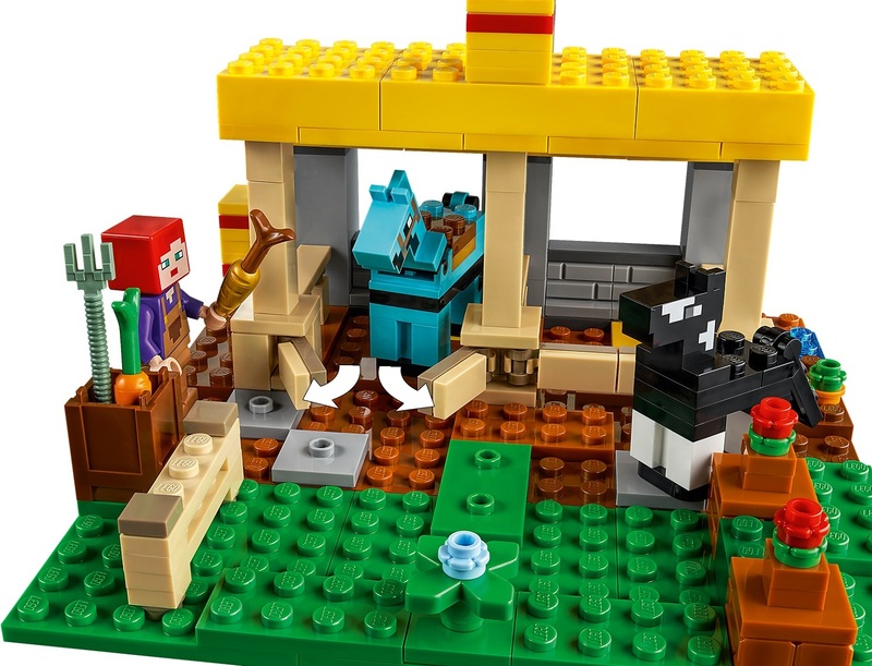 Конструктор LEGO Minecraft Конюшня 21171 фото