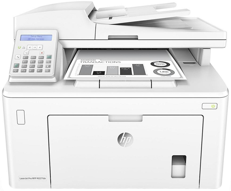 БФП лазерний HP LaserJet Pro M227 (M227fdn) - фото - №0