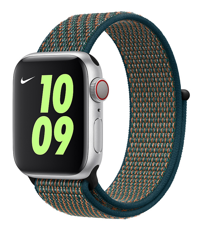 Apple Nike Sport Loop Hyper Crimson Neptune Green MXN62ZM A Apple Watch 44mm. Apple Nike Sport Loop Hyper Crimson Neptune Green MXN62ZM A Apple Watch 44mm