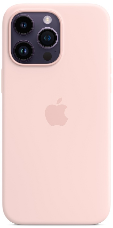 Чохол Apple Silicone Case with MagSafe (Chalk Pink) MPTT3ZE/A для iPhone 14 Pro Max фото