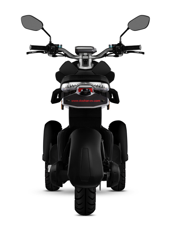 Електроскутер Doohan iTank (Black) - фото - №4
