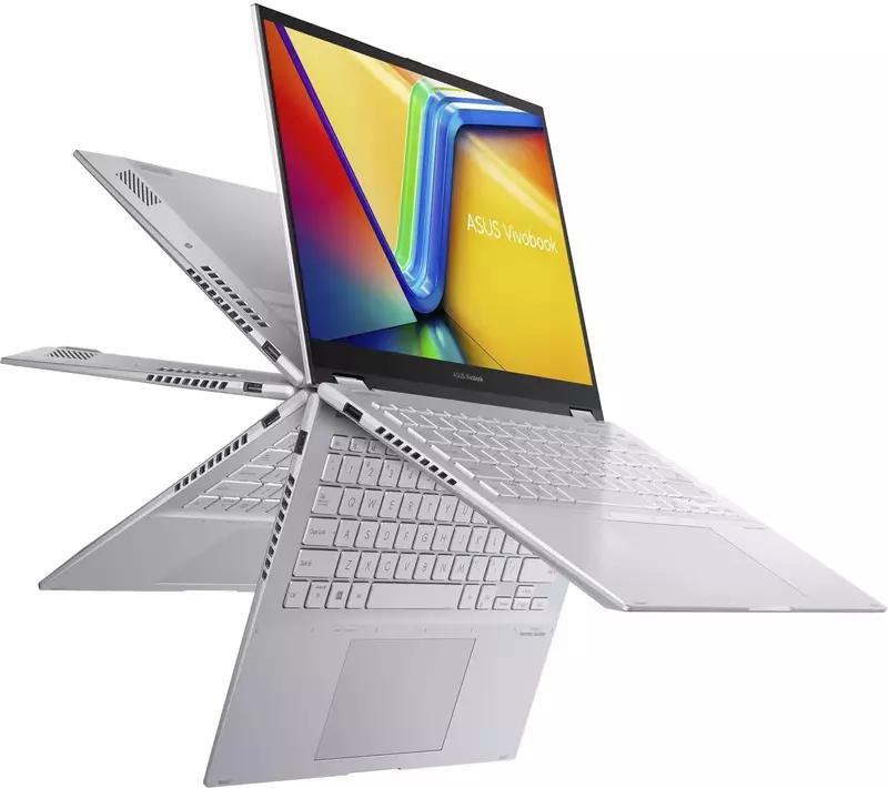 Ноутбук Asus Vivobook S 14 Flip TP3402VA-LZ201W Cool Silver (90NB10W2-M007B0) фото