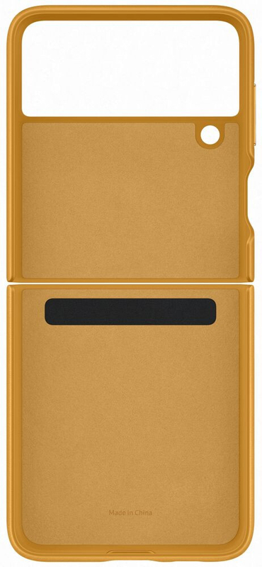 Чохол для Samsung Flip3 Leather Cover (Mustard) EF-VF711LYEGRU фото