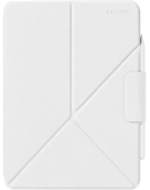 Чохол для iPad Pro 12.9" (6th/5th Gen) Pitaka MagEZ Case Folio 2 White (FOL2304) фото