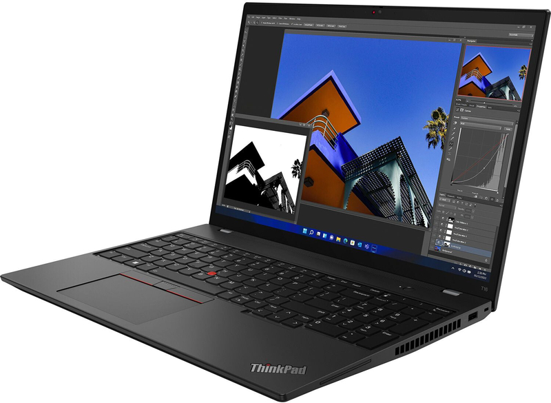 Ноутбук Lenovo ThinkPad T16 Gen 1 Thunder Black (21CH005JRA) - фото - №2