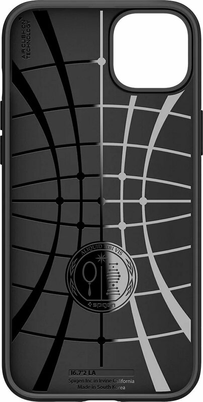 Чeхол для iPhone 14 Plus Spigen Liquid Air (Matte Black) - фото - №3