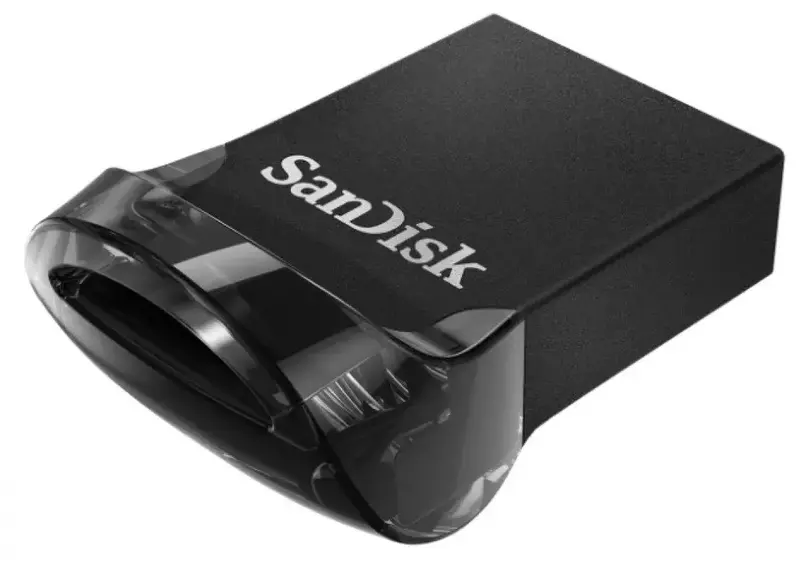 USB-Flash SanDisk 128GB USB 3.1 Type-A Ultra Fit Чорний фото