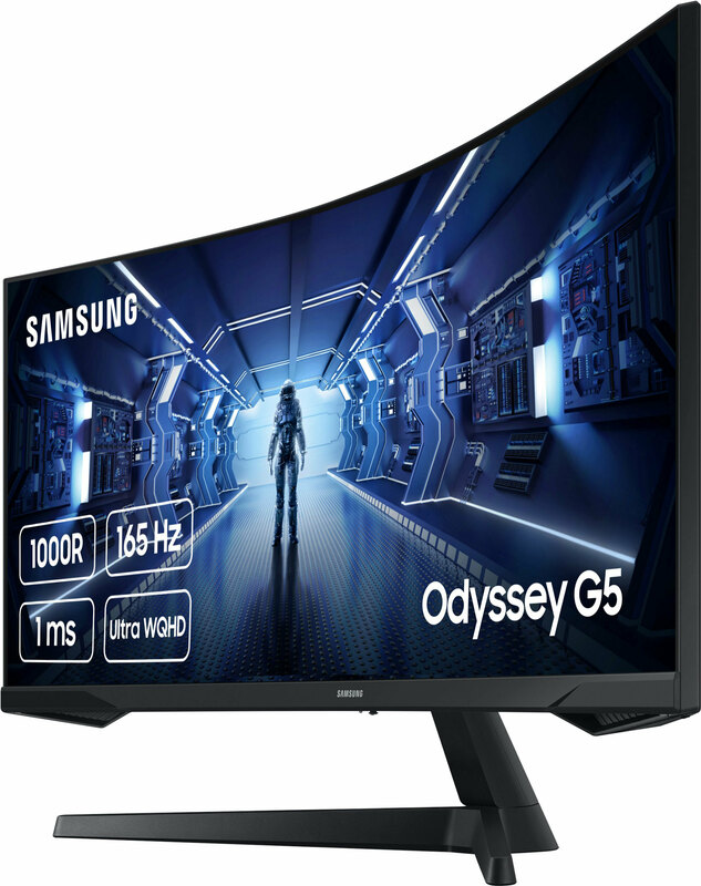 Монітор Samsung 34" Odyssey G5 C34G55TWW (LC34G55TWWIXCI) фото