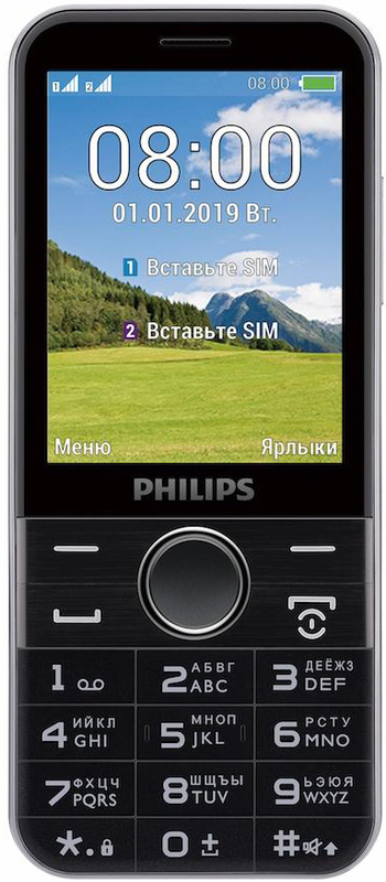 Philips Xenium E580 (Black) фото