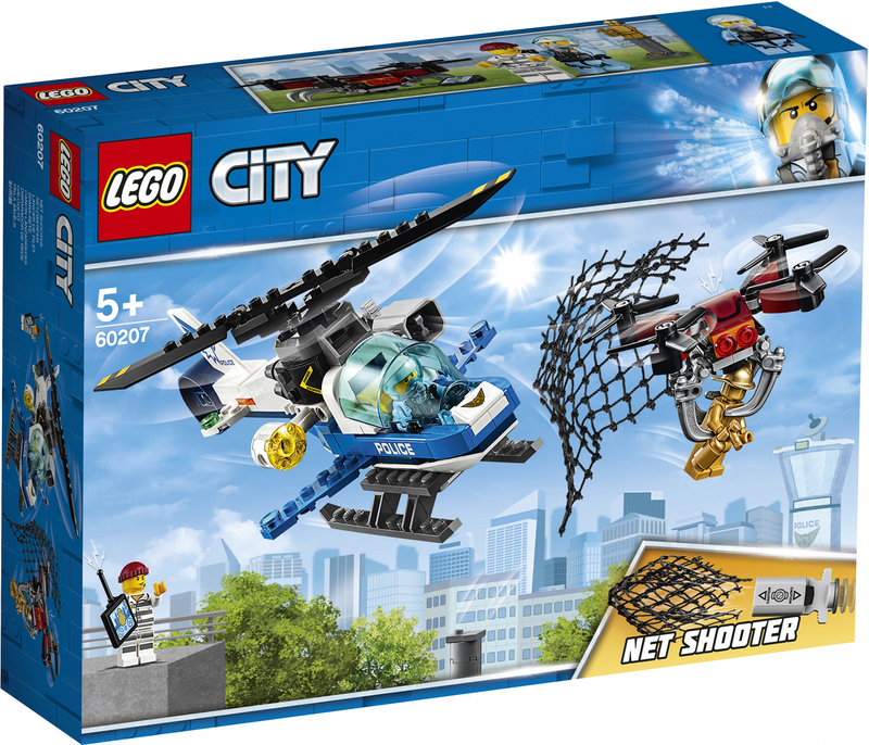 Конструктор LEGO City Повітряна поліція: гонитва дронів 60207 фото