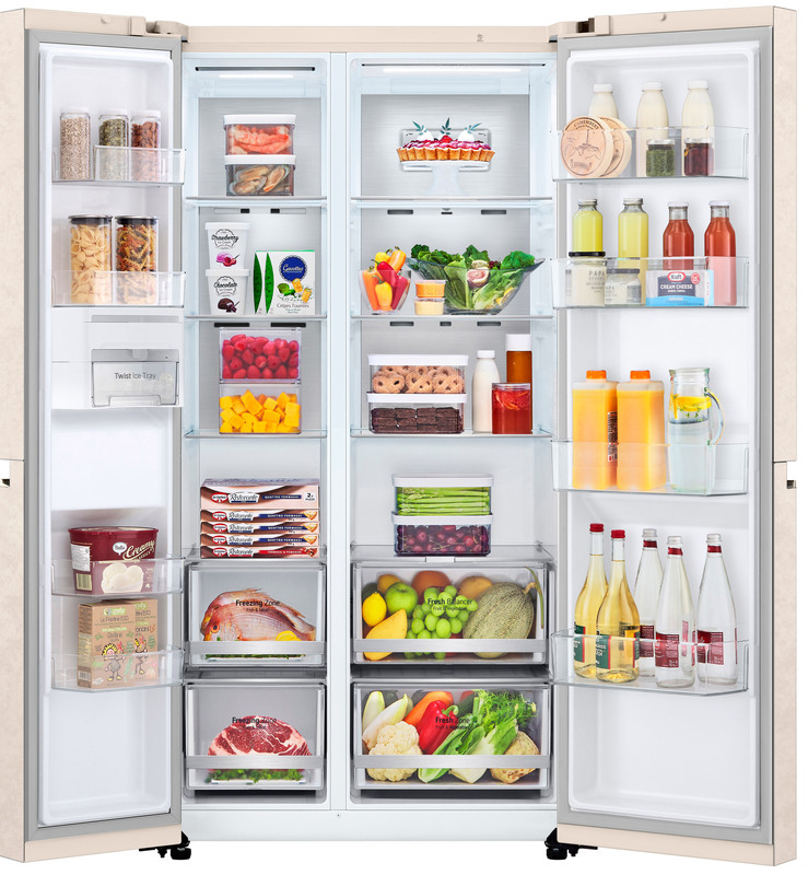 Side-by-side холодильник LG GC-B257SEZV фото
