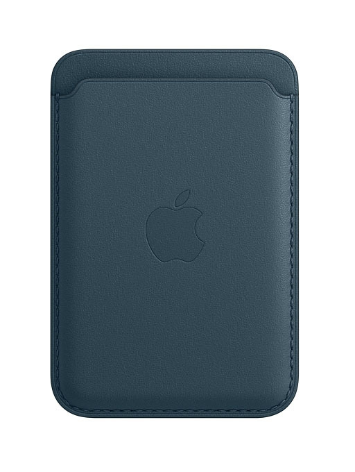 Чохол Apple Leather Wallet with MagSafe (Baltic Blue) MHLQ3ZE/A для iPhone фото