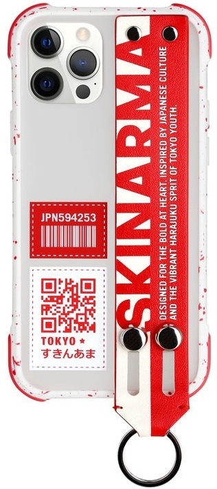 Чохол Skinarma DOTTO для iPhone 12/12 Pro (Red) фото