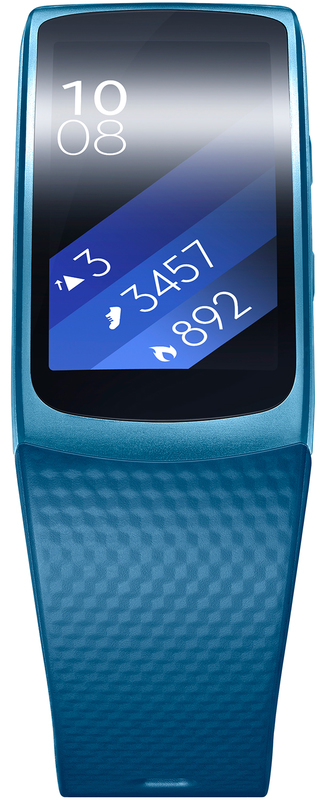 Фитнес-трекер Samsung Gear Fit2 (Blue) L фото