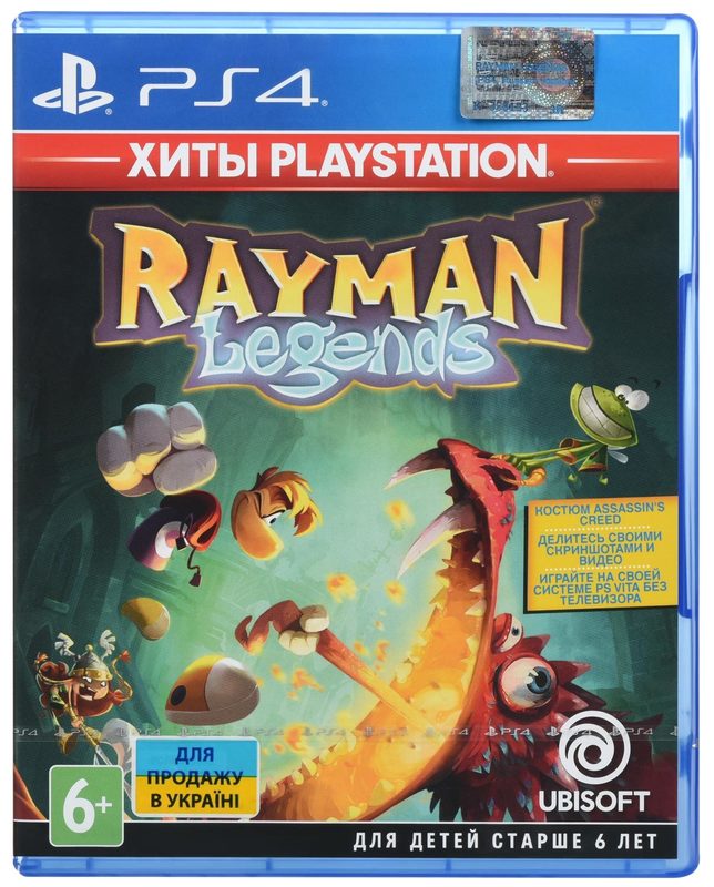 Диск Rayman Legends (Blu-ray, Russian version) для PS4 (8112646) - фото - №1
