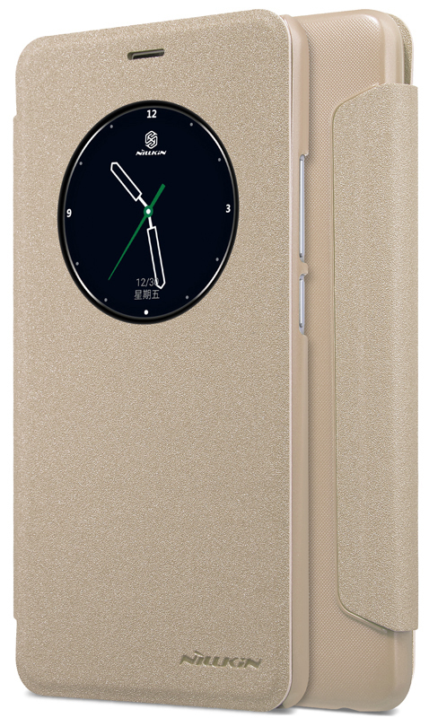 Чехол-книжка Nillkin Sparkle Series Leather для Meizu M5 Note Gold фото