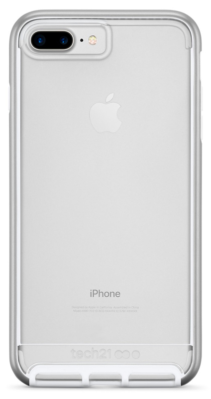 Чехол-накладка Apple iPhone 8 Plus/7 Plus Tech21 Evo Elite Case Silver фото