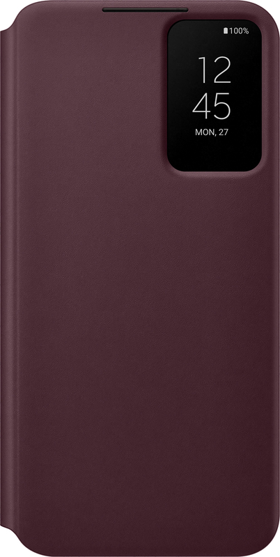 Чехол для Samsung s22 Plus Smart Clear View Cover (Burgundy) фото