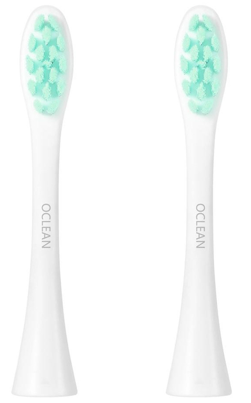 Набір змінних насадок Oclean P1S4 Toothbrush Heads 2 pcs (White/Blue) фото
