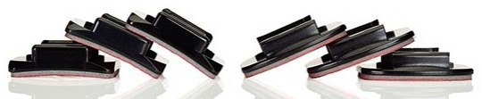 Набір прямих і вигнутих платформ GoPro Flat and Curved Adhesive Mounts (AACFT-001) фото