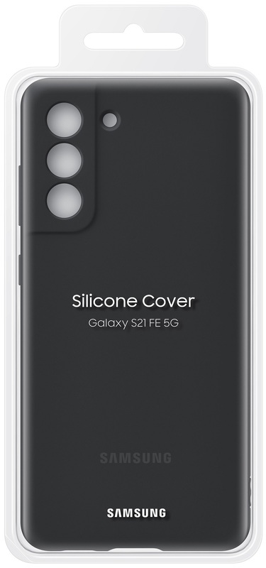 Чохол для Samsung S21 FE Samsung Silicone Cover (Dark Gray) EF-PG990TBEGRU фото