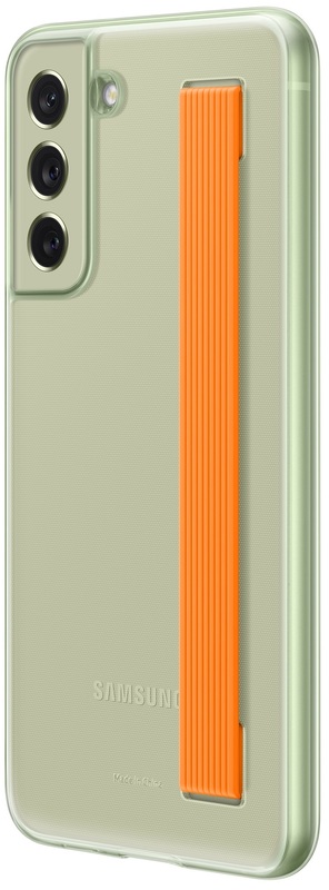 Чохол для Samsung S21 FE Samsung Clear Strap Cover (Olive Green) EF-XG990CMEGRU фото