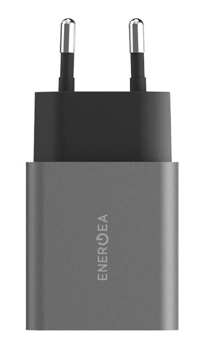Универсальное сетевое ЗУ Energea USB-C PD port+QC USB-A (PD20+) 20W (Black) фото