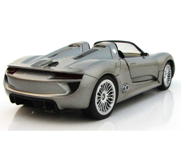 Іграшка машинка р / у 1:24 Meizhi Porsche 918 MZ-25045Ag (металевий сірий) - фото - №5