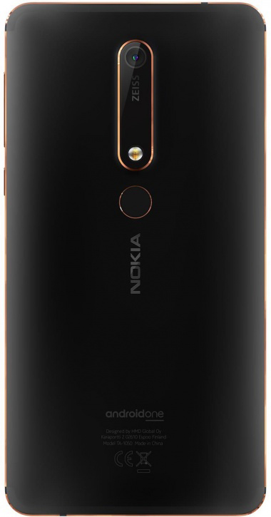 Nokia 6 Dual SIM 2018 3/32GB Black (11PL2B01A11) - фото - №2