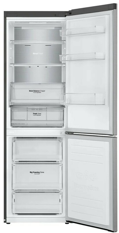 Двокамерний холодильник LG GA-B459SMQM фото