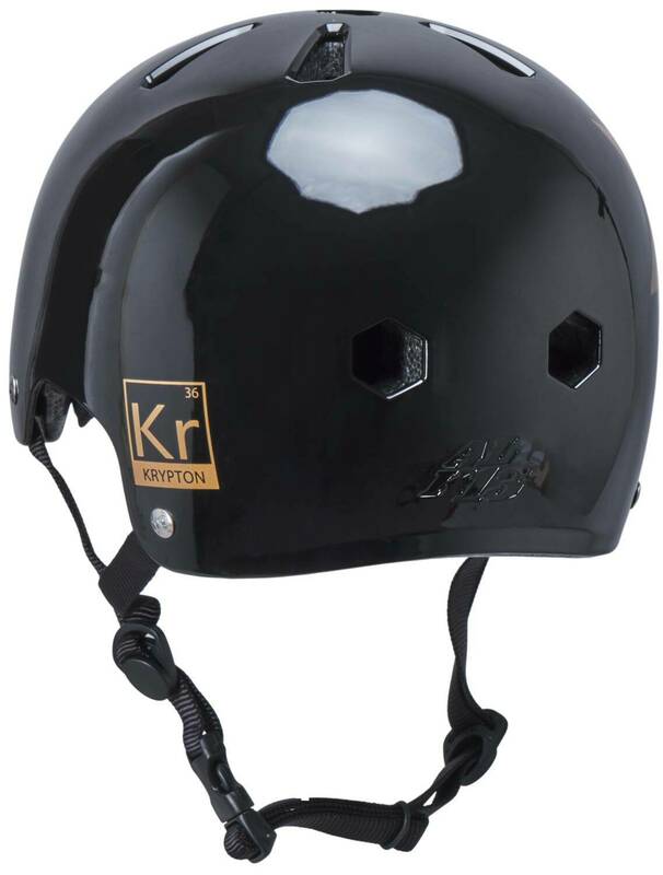 Шлем Alk13 Krypton Glossy Helmet (Black-Gold) S-M фото