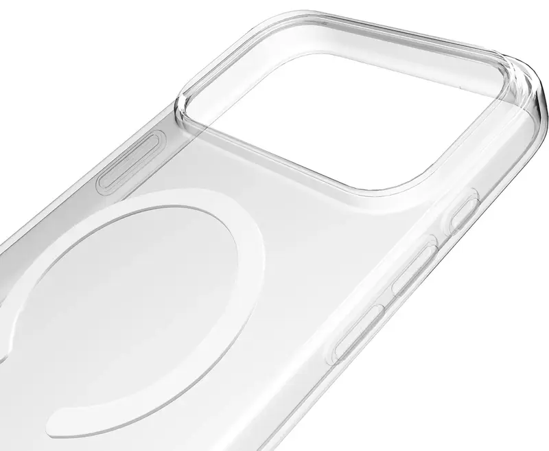 Чохол Puro Cover in TPU+PC "LITE MAG" with Magsafe for iPhone 17 Pro Transparent (PUIPC17P63LITEMAGTR) - фото - №1