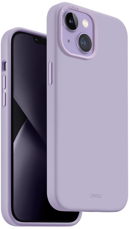 Чохол для iPhone 14 Uniq Lino Lilac (Lavender) - фото - №3