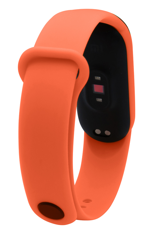 Ремешок для фитнес-трекера Xiaomi Mi Band 5 Silicone (Orange) фото