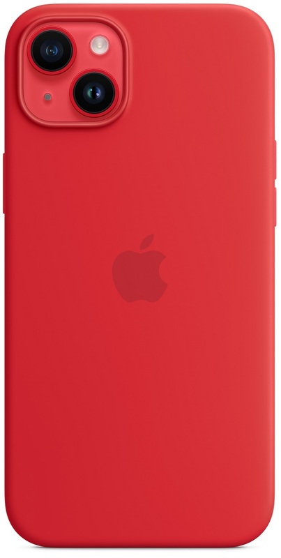 Чохол Apple Silicone Case with MagSafe (PRODUCT Red) MPT63ZE/A для iPhone 14 Plus фото