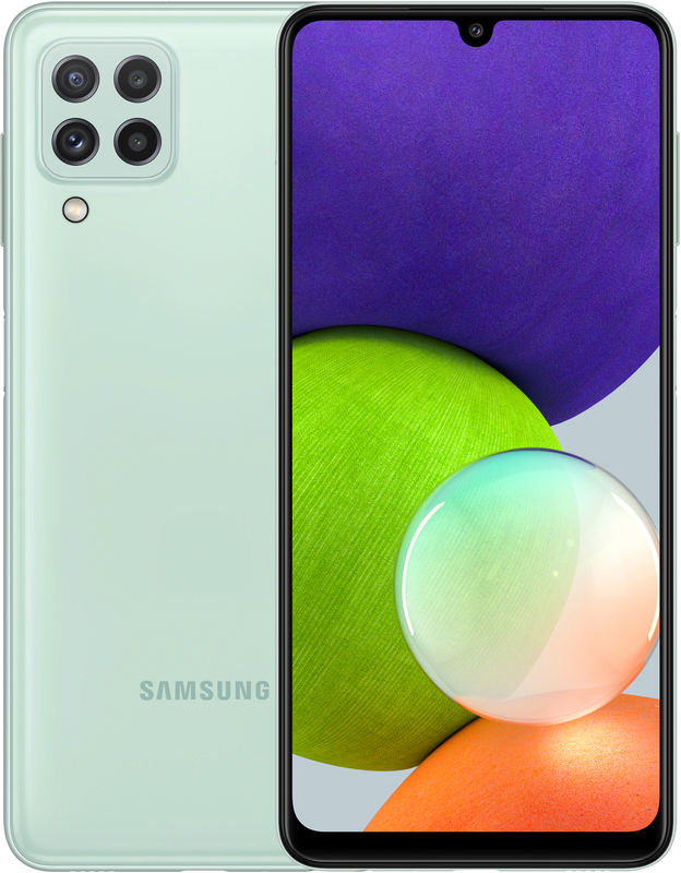 Samsung Galaxy A22 2021 A225F 4/128GB Light Green (SM-A225FLGGSEK) фото