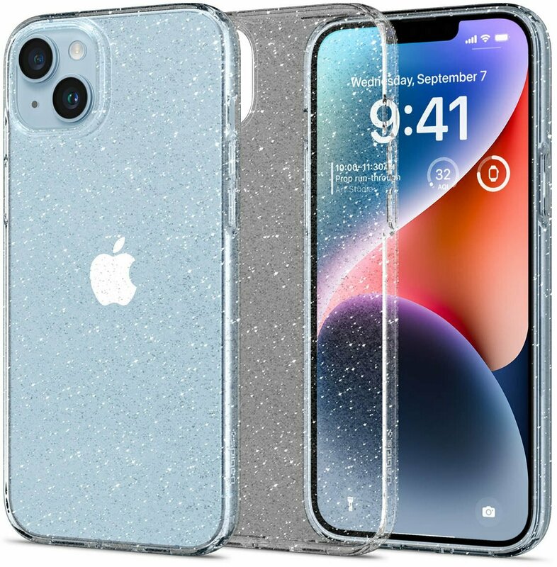 Чохол для iPhone 14 Plus Spigen Liquid Crystal Glitter (Crystal Quartz) - фото - №6
