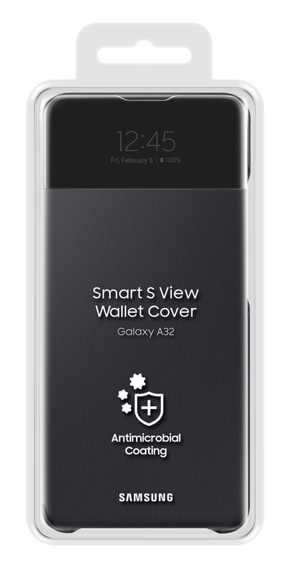 Чохол Samsung Smart S View Wallet Cover (Black) для Galaxy A32 EF-EA325PBEGRU фото