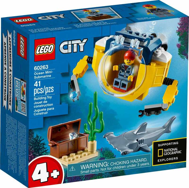 Конструктор LEGO City Океан: мини-субмарина 60263 - фото - №5