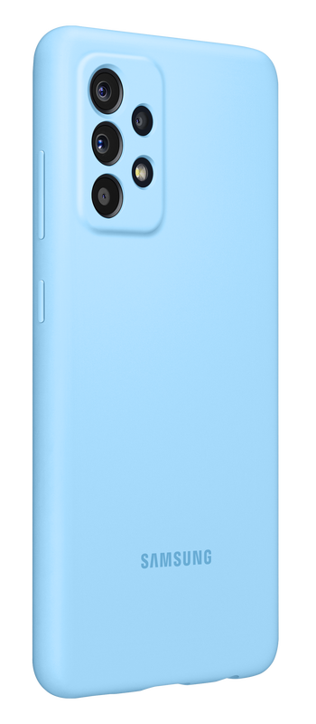 Чохол Samsung Silicone Cover (Blue) для Galaxy A52 EF-PA525TLEGRU фото
