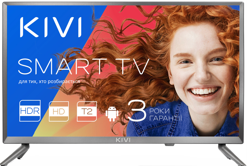 Телевізор Kivi 24" HD Ready Smart TV (24HR50GU) - фото - №0