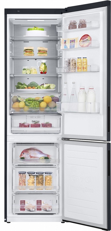 Двокамерний холодильник LG GA-B509CBTM фото