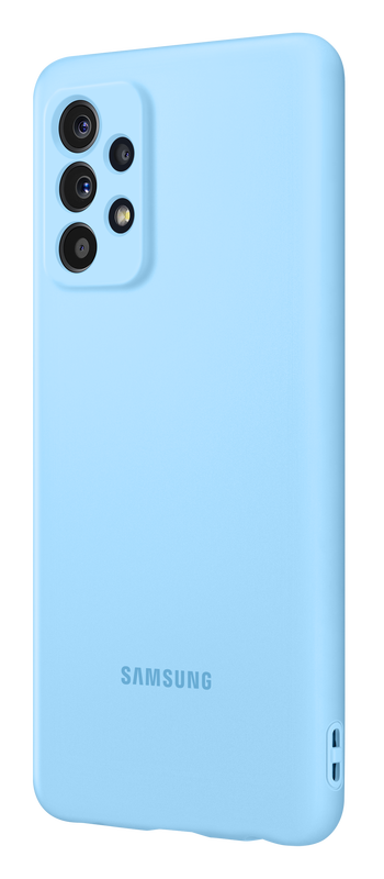 Чохол Samsung Silicone Cover (Blue) для Galaxy A52 EF-PA525TLEGRU фото